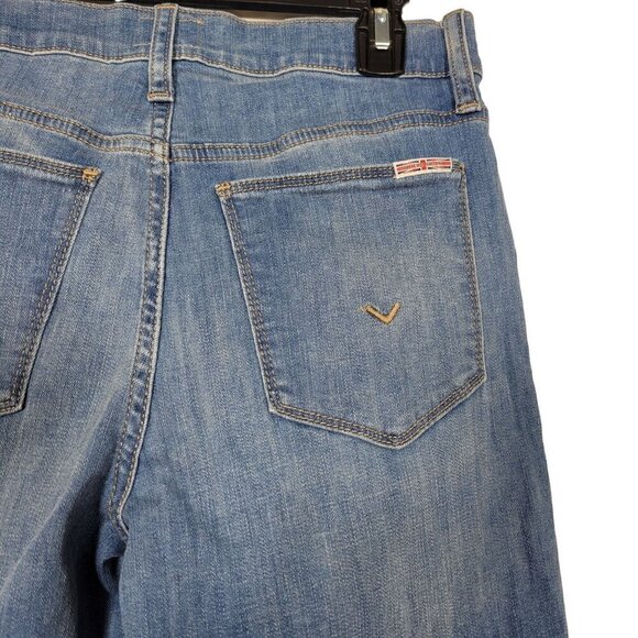 Hudson Women's Natalie Midrise Slim Boyfriend Cuffed Medium Wash Jeans Size 26 - Picture 12 of 14